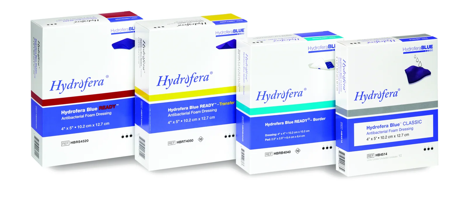 Hydrofera Blue advanced wound dressing product family