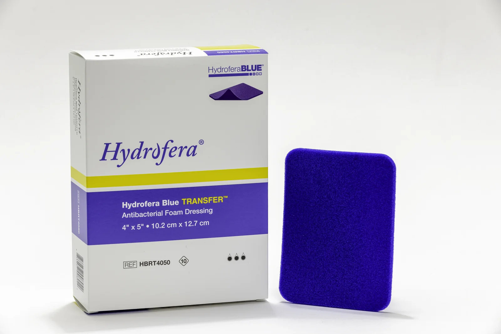 Hydrofera Blue TRANSFER box and product